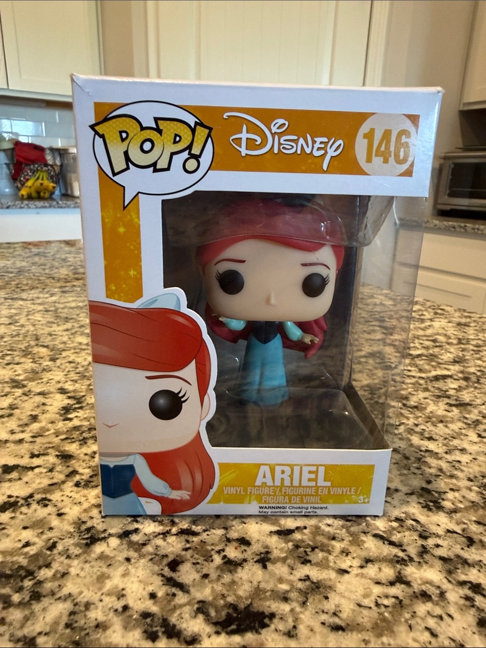 Funko Pop! Ariel Vinyl Figure - Red Hair, Light Blue Dress